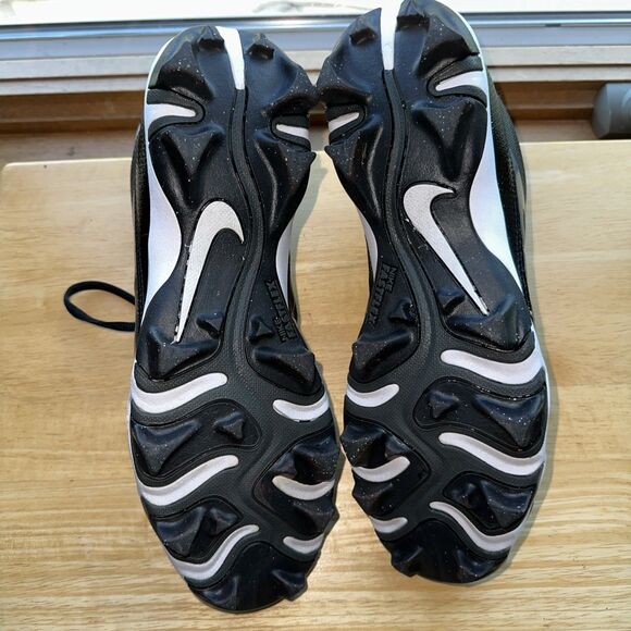 Nike Alpha Fastflex Cleats Black Size 10 - Picture 6 of 7